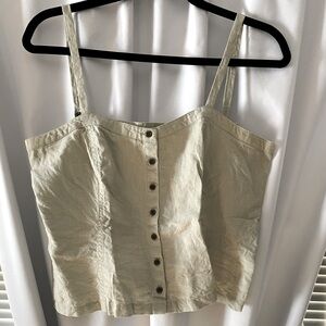 Everlane button front top